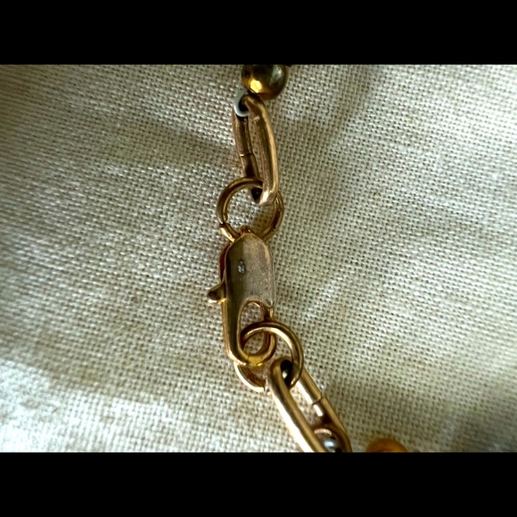 Blue cloisonné clasp bracelet L - Picture 5 of 6